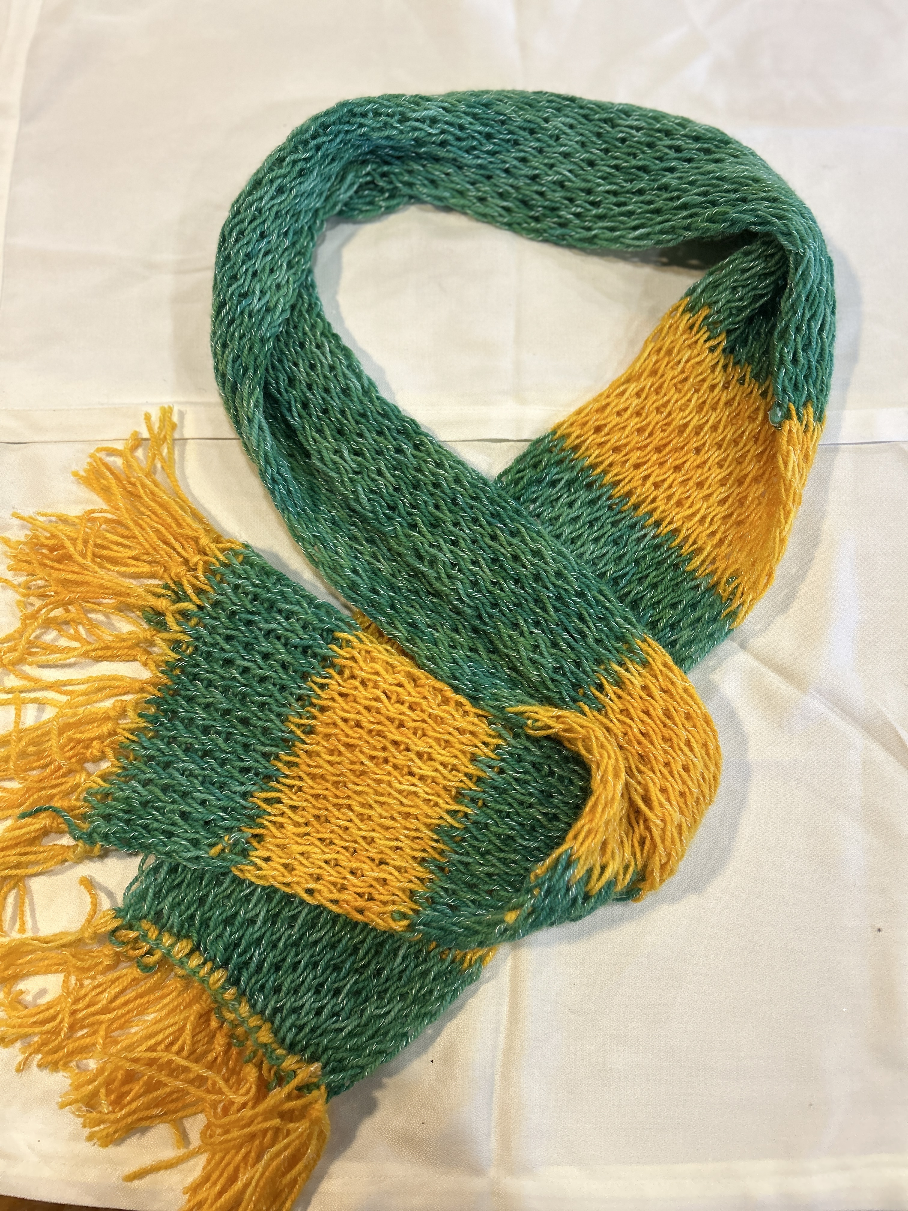 Cachecol Verde e Amarelo