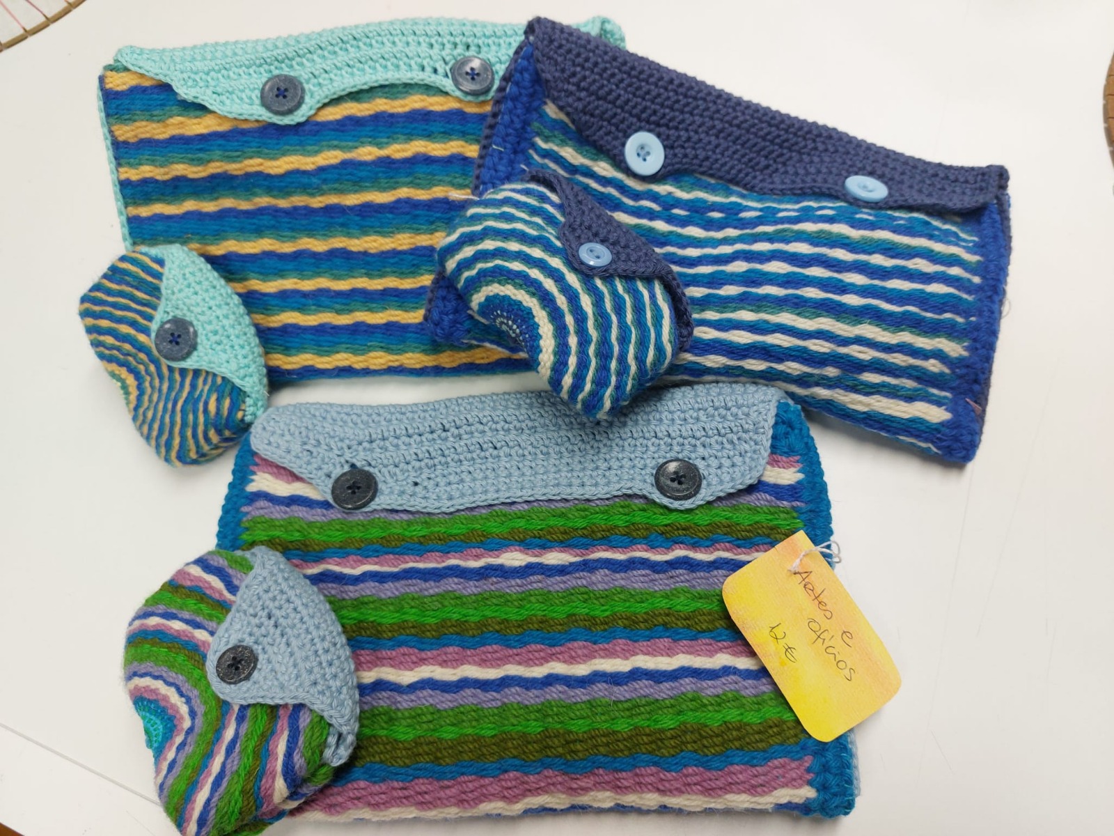 Conjunto com 2 carteiras