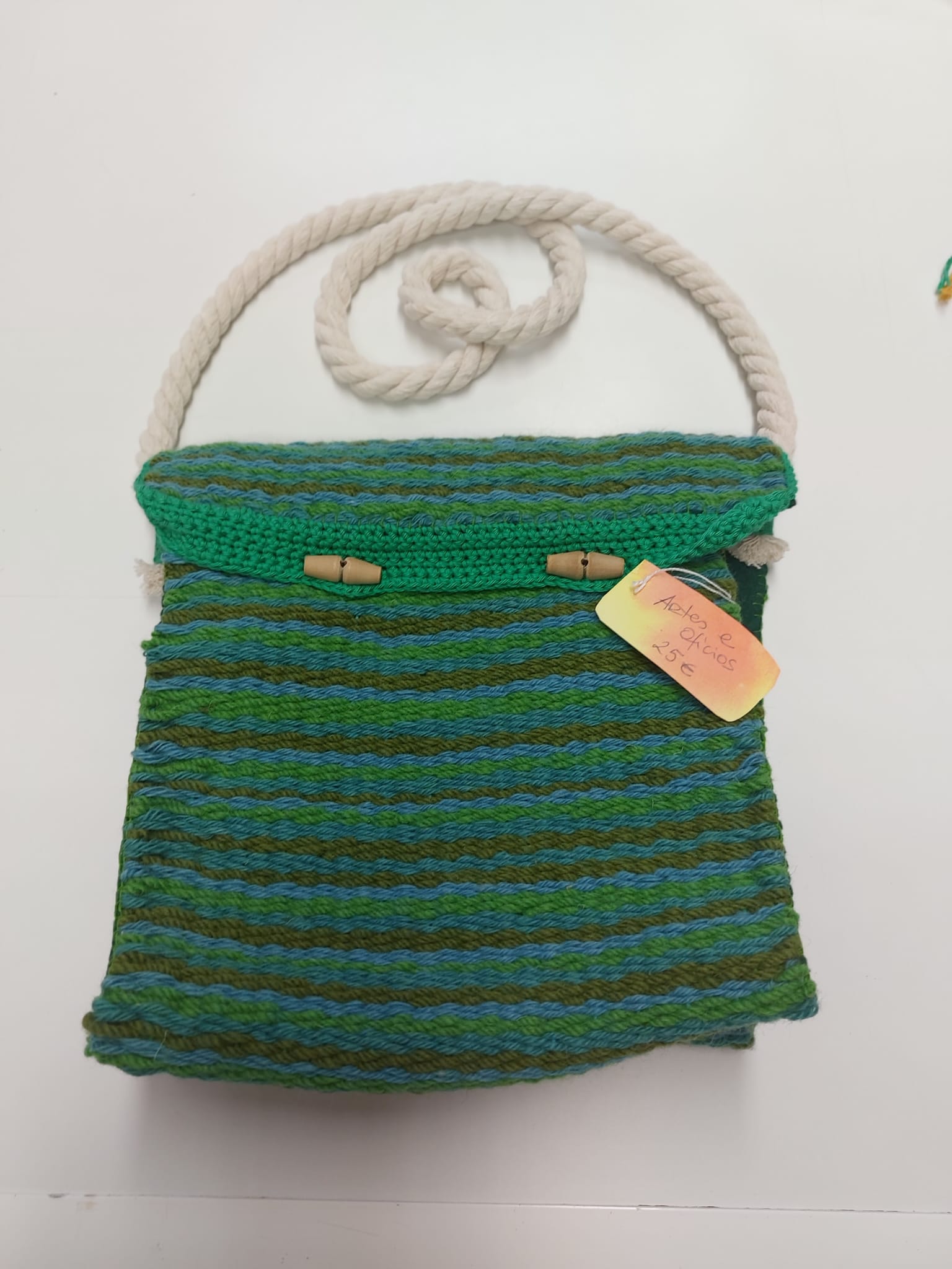 Bolsa Verde Lã