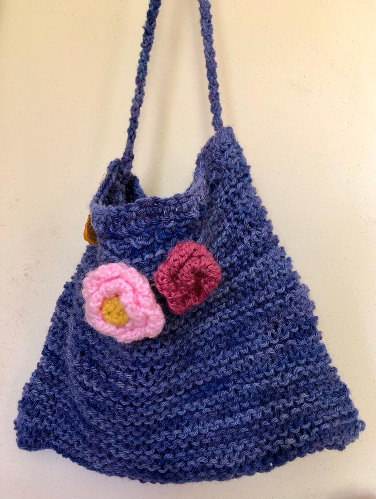 Bolsa Malha Roxa
